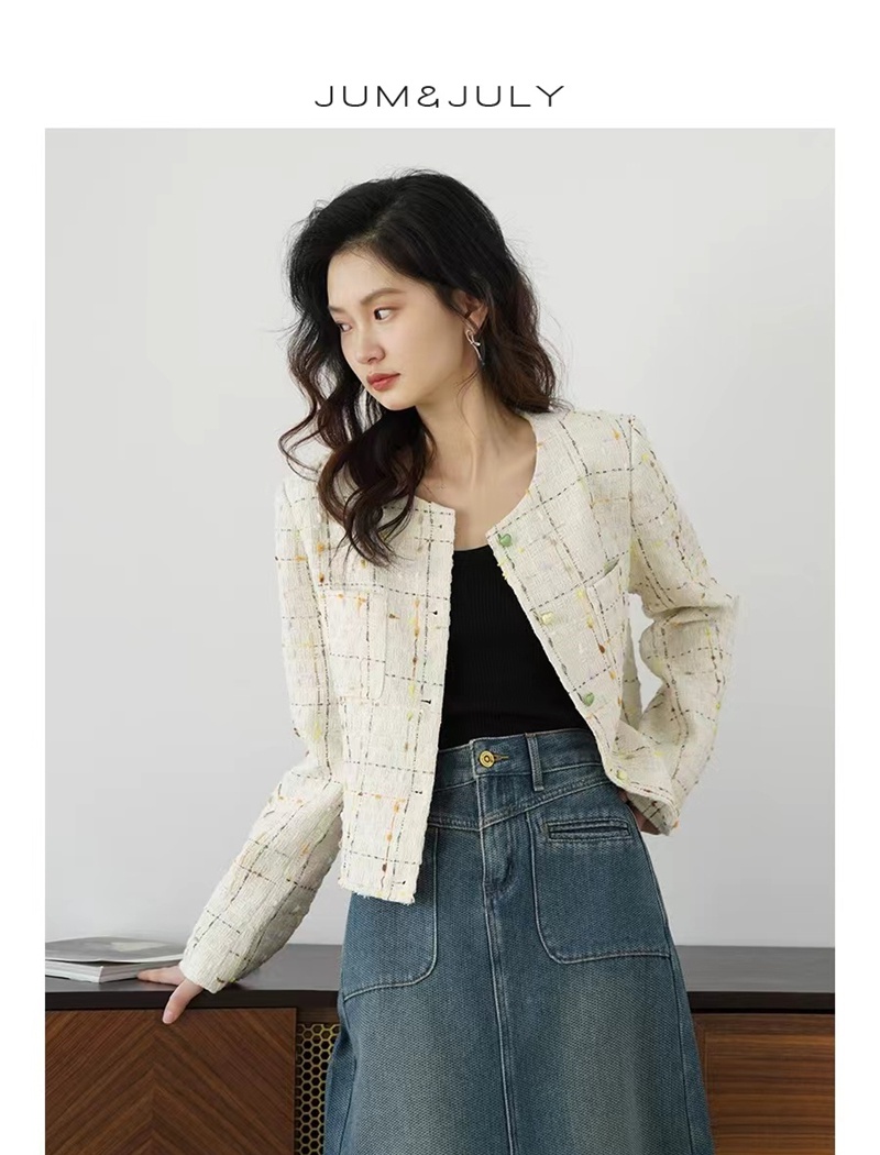 Temperament fashion jacket ladies chanelstyle tops