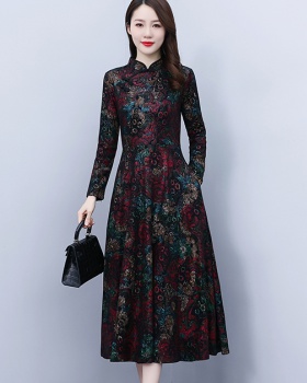 Ladies autumn and winter temperament dress for women