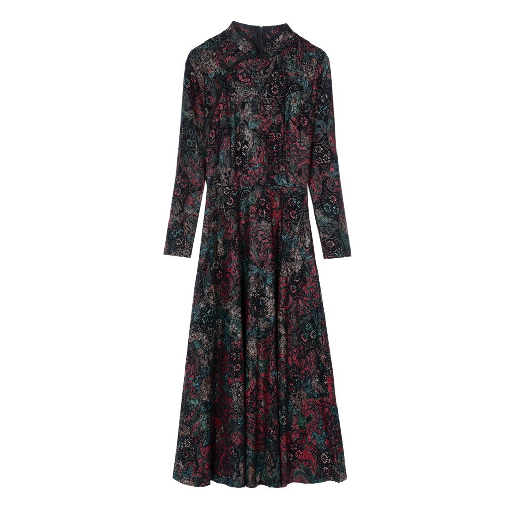 Ladies autumn and winter temperament dress for women