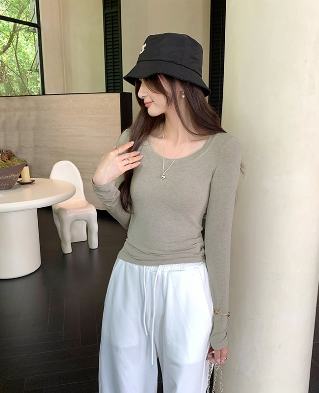 Slim sunscreen T-shirt thin autumn smock for women