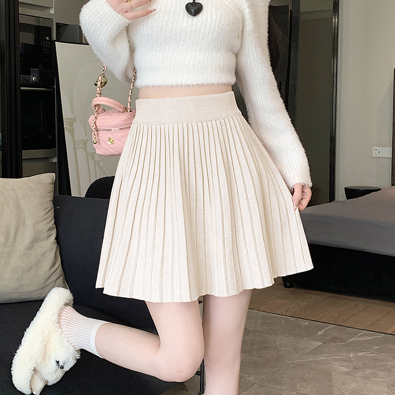 Autumn and winter A-line short skirt Korean style skirt for women