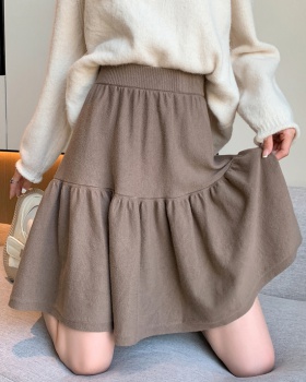 Knitted skirt Korean style short skirt for women