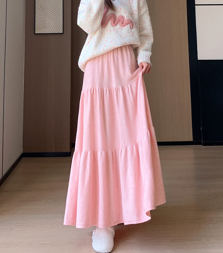 Big skirt long skirt high waist skirt for women