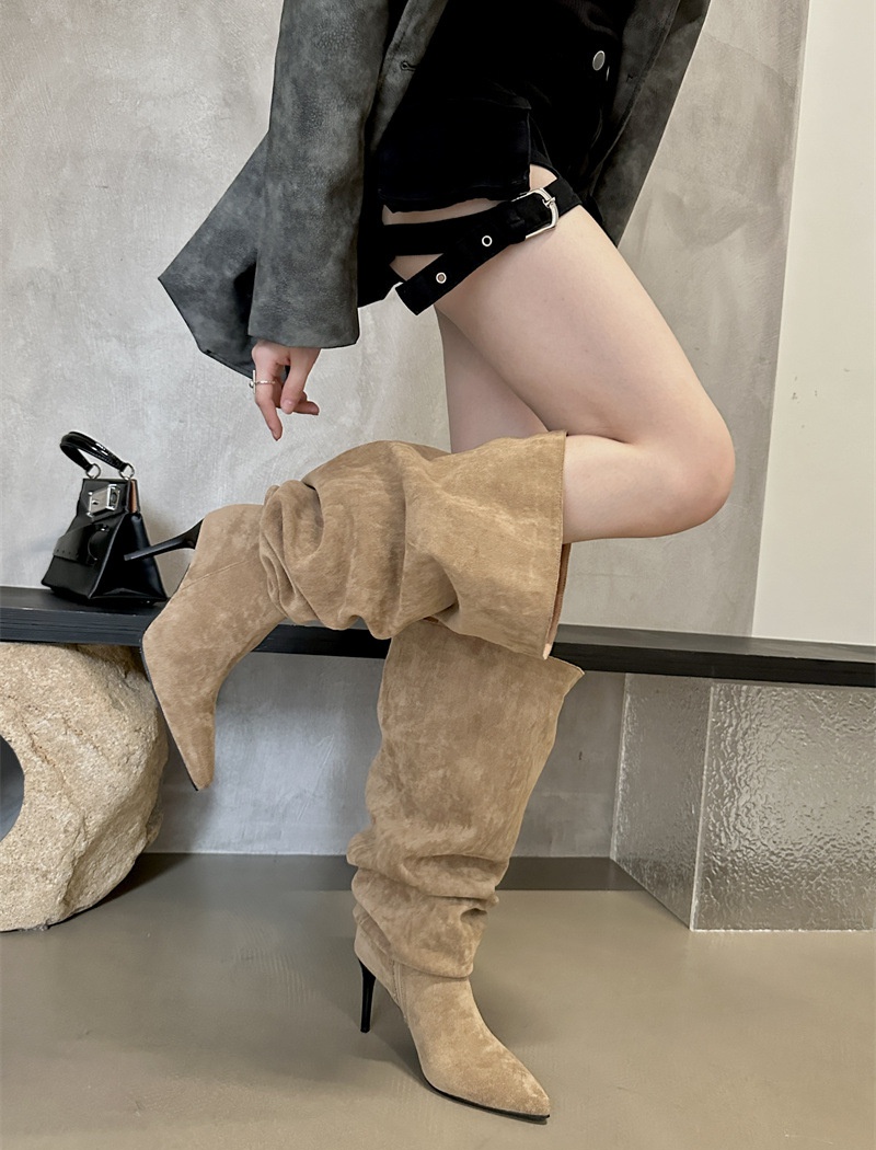 Sexy fashion speaker spicegirl retro thigh boots