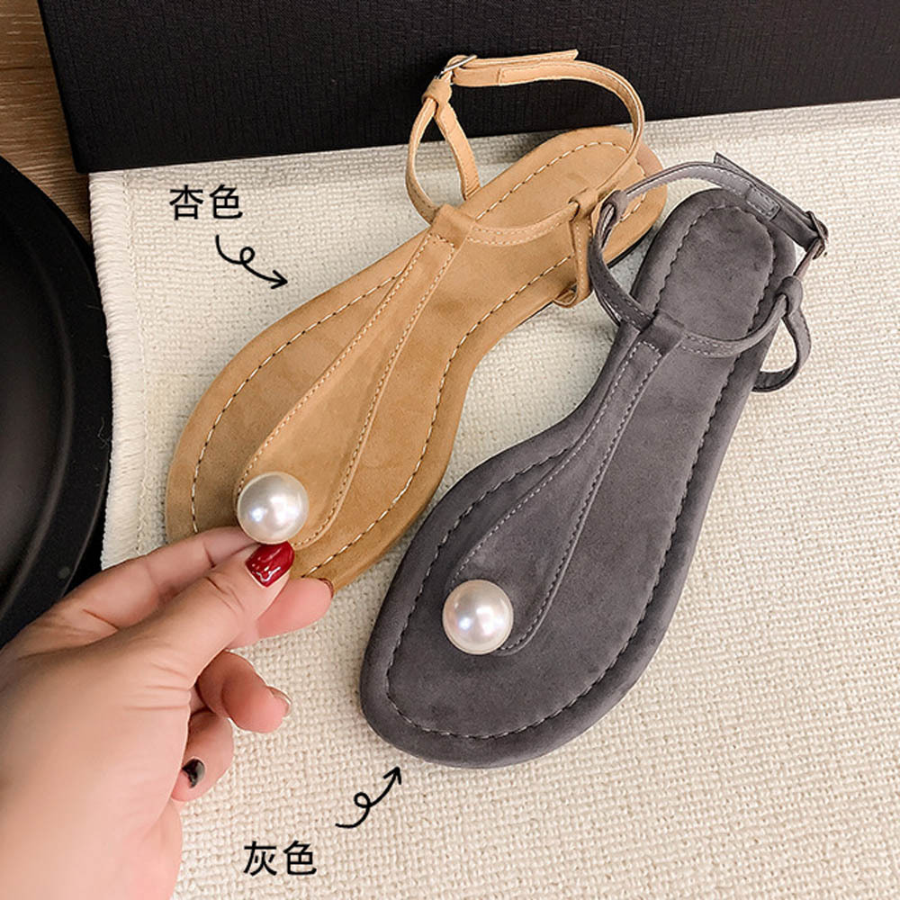 Rome style summer soft soles  retro cozy flat sandals