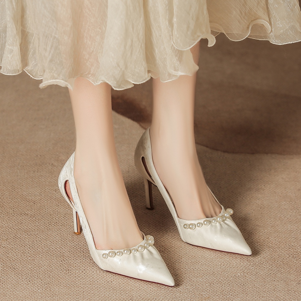 Temperament high-heeled shoes hollow shoes for women