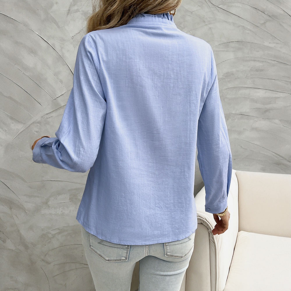 Pure European style cardigan Casual tops for women