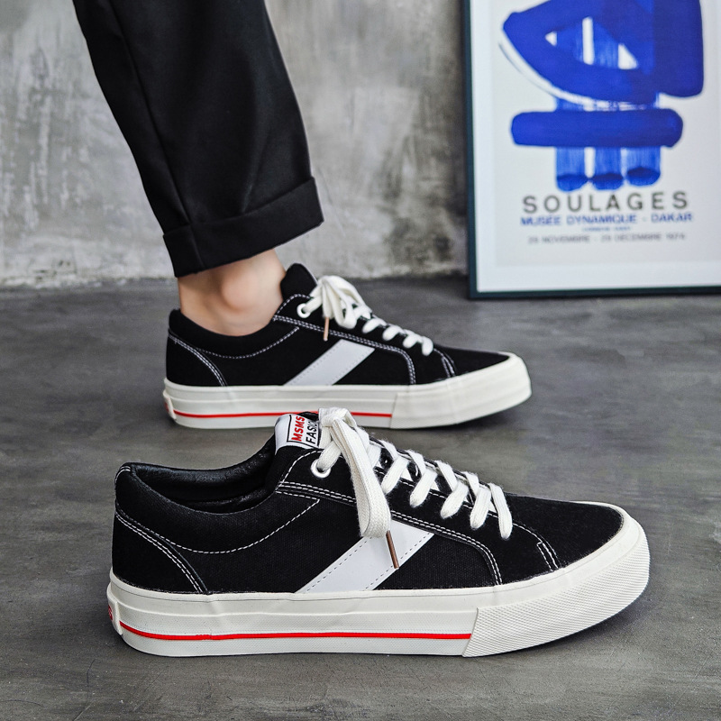 Retro Casual shoes spring and autumn canvas shoes for men