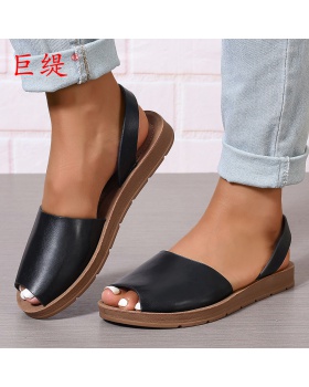 Summer large yard European style flat sandals