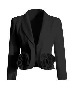 Rose summer stereoscopic splice fashion business suit