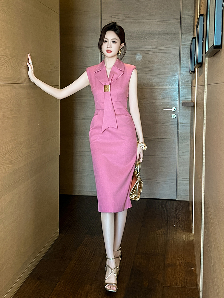 Summer dress package hip business suit for women