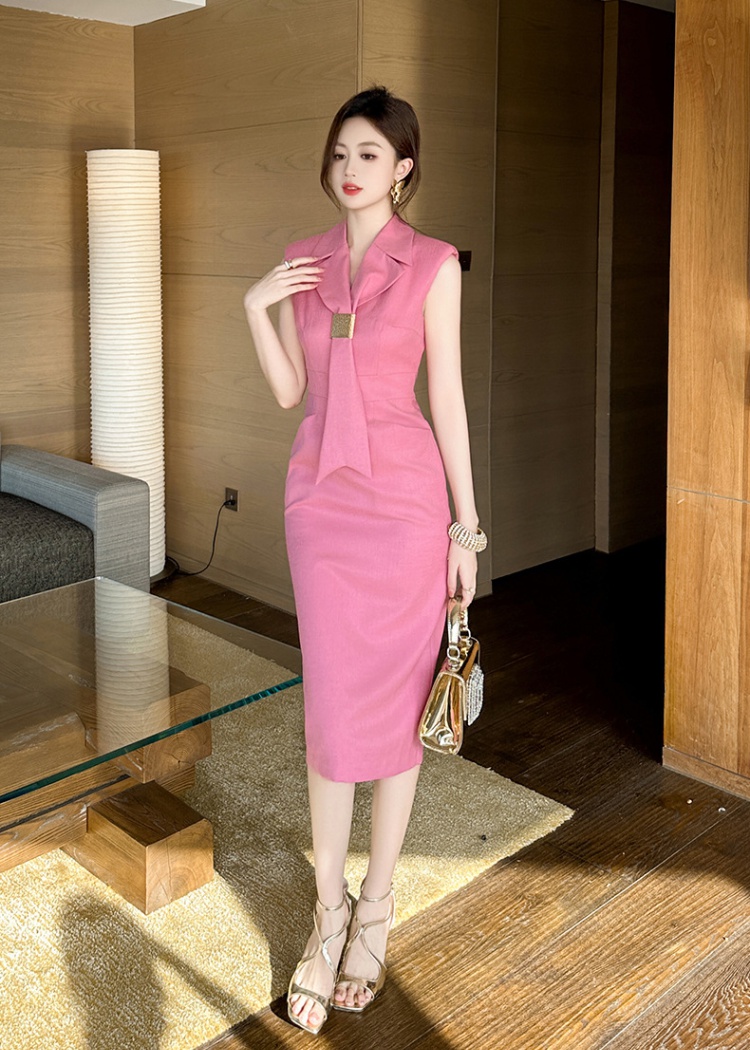 Summer dress package hip business suit for women