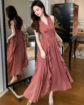 France style long dress summer dress for women