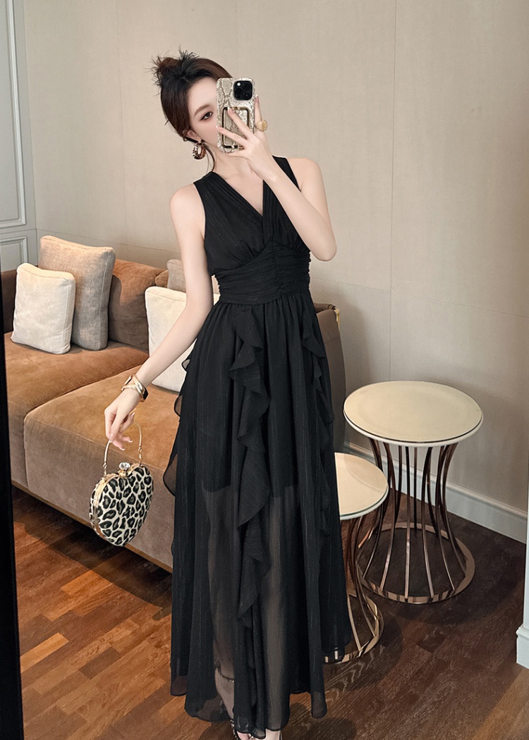 France style long dress summer dress for women