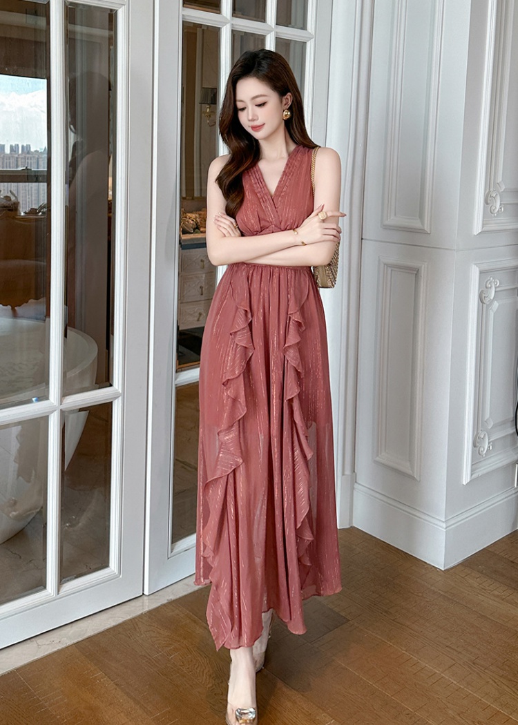 France style long dress summer dress for women