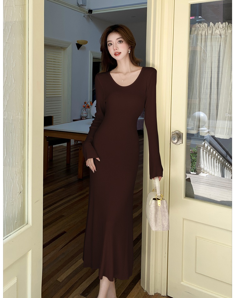 Inside the ride sweater dress package hip dress for women