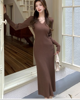 Inside the ride sweater long dress for women