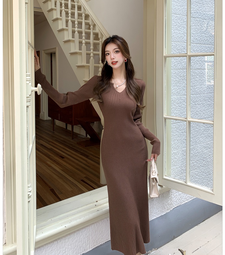 Inside the ride sweater long dress for women