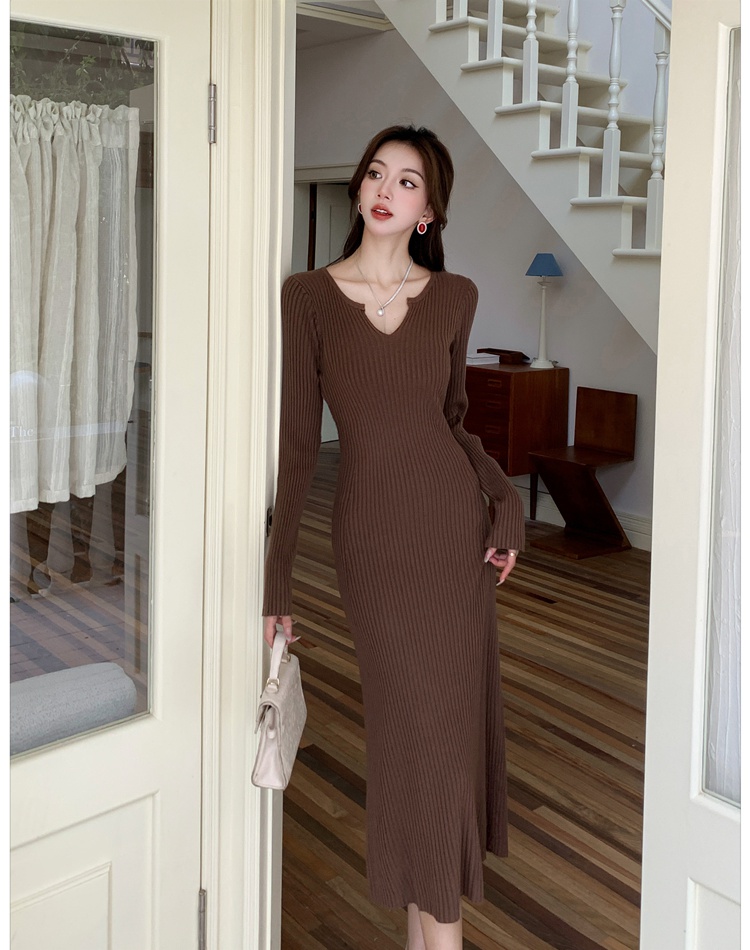 Inside the ride sweater long dress for women