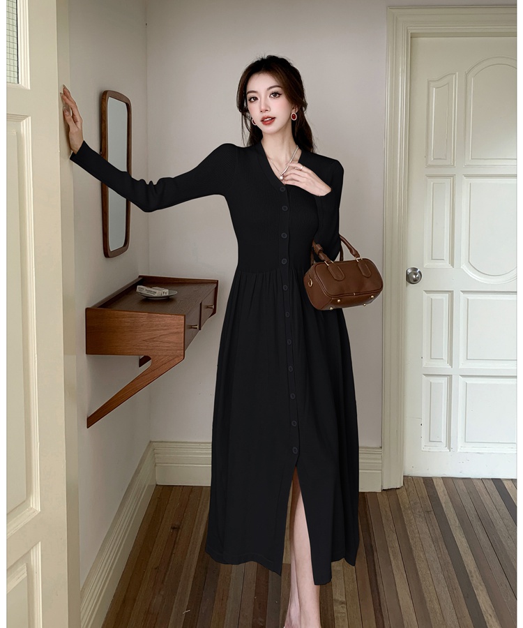 Autumn and winter dress long dress for women