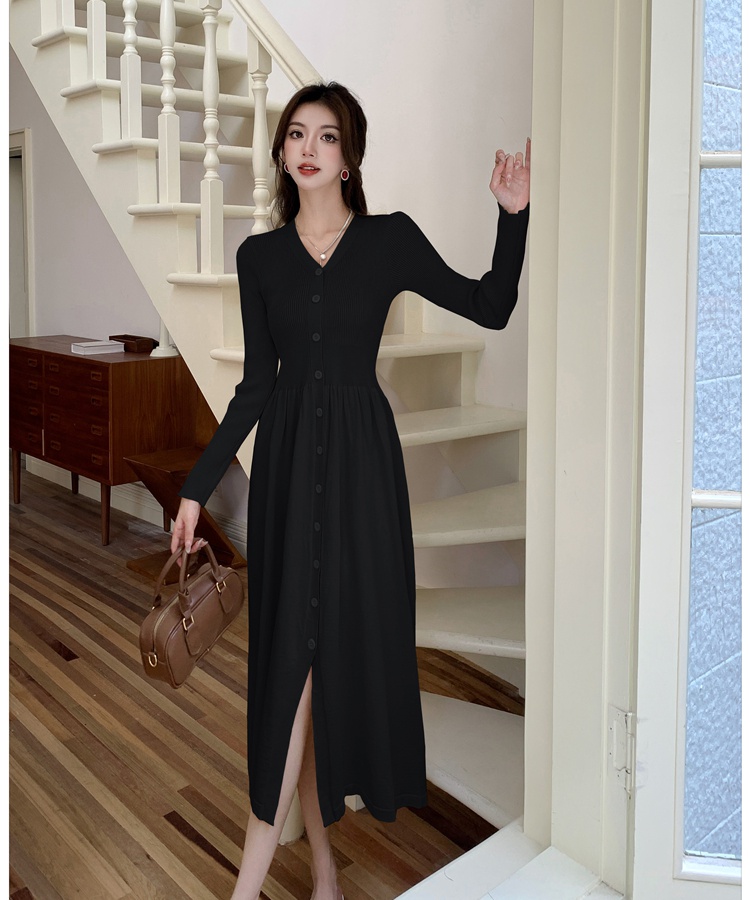 Autumn and winter dress long dress for women