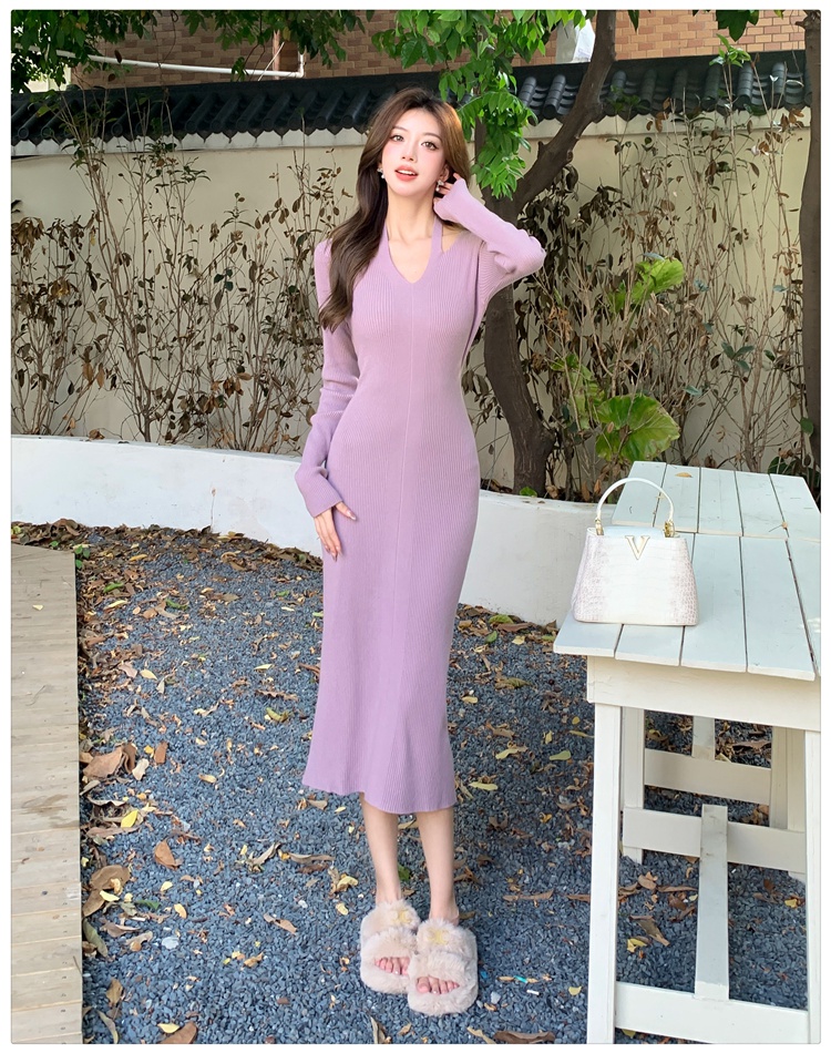 Unique dress temperament long dress for women