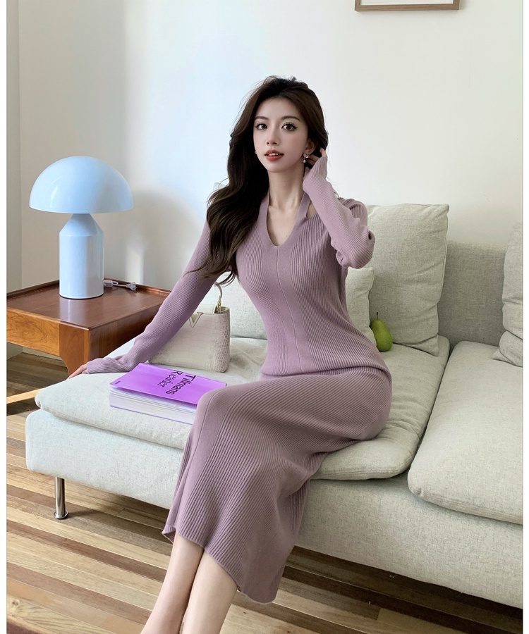 Unique dress temperament long dress for women