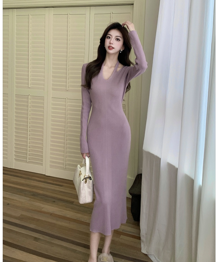 Unique dress temperament long dress for women