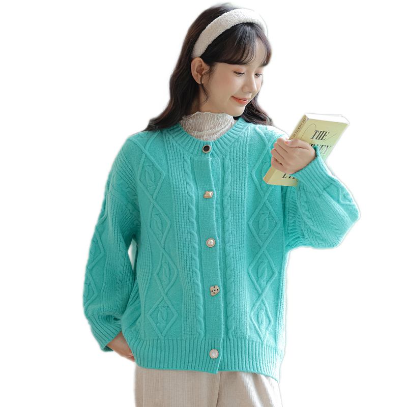 Korean style thick sweater bottoming coat for women