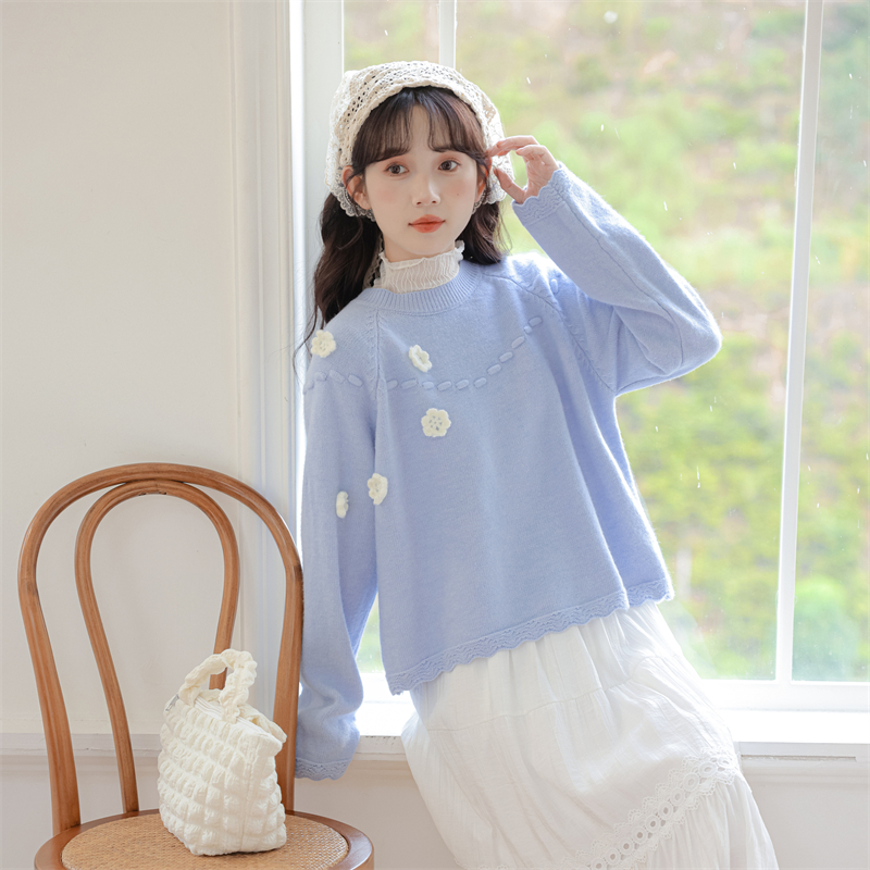 Thermal coat pullover sweater for women