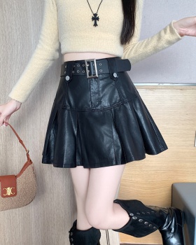 Spring and autumn skirt pleated belt for women