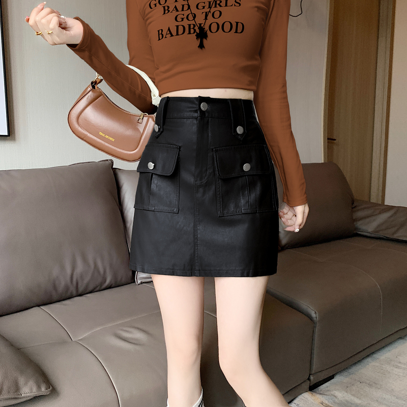 Slim anti emptied short skirt package hip skirt for women