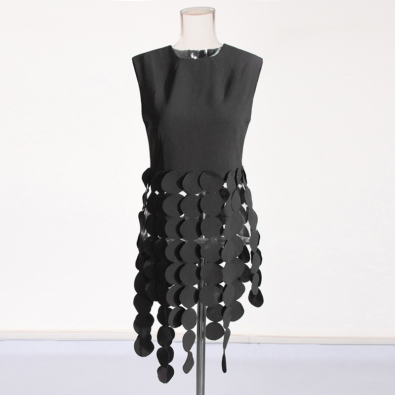 All-match sleeveless summer vest Casual splice round tops for women