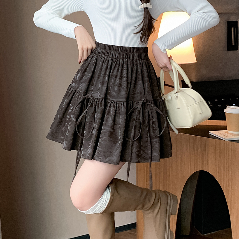 High waist short skirt autumn and winter skirt for women