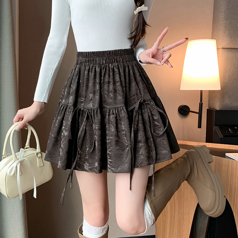 High waist short skirt autumn and winter skirt for women