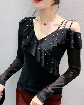 Strapless Western style bottoming shirt fashion tops