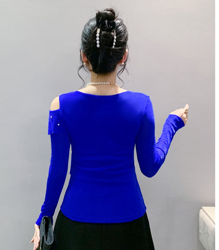 Strapless Western style bottoming shirt fashion tops