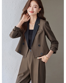 Short business suit coat 2pcs set for women