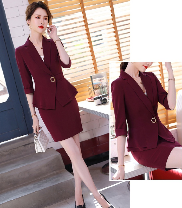 Overalls business suit coat 2pcs set