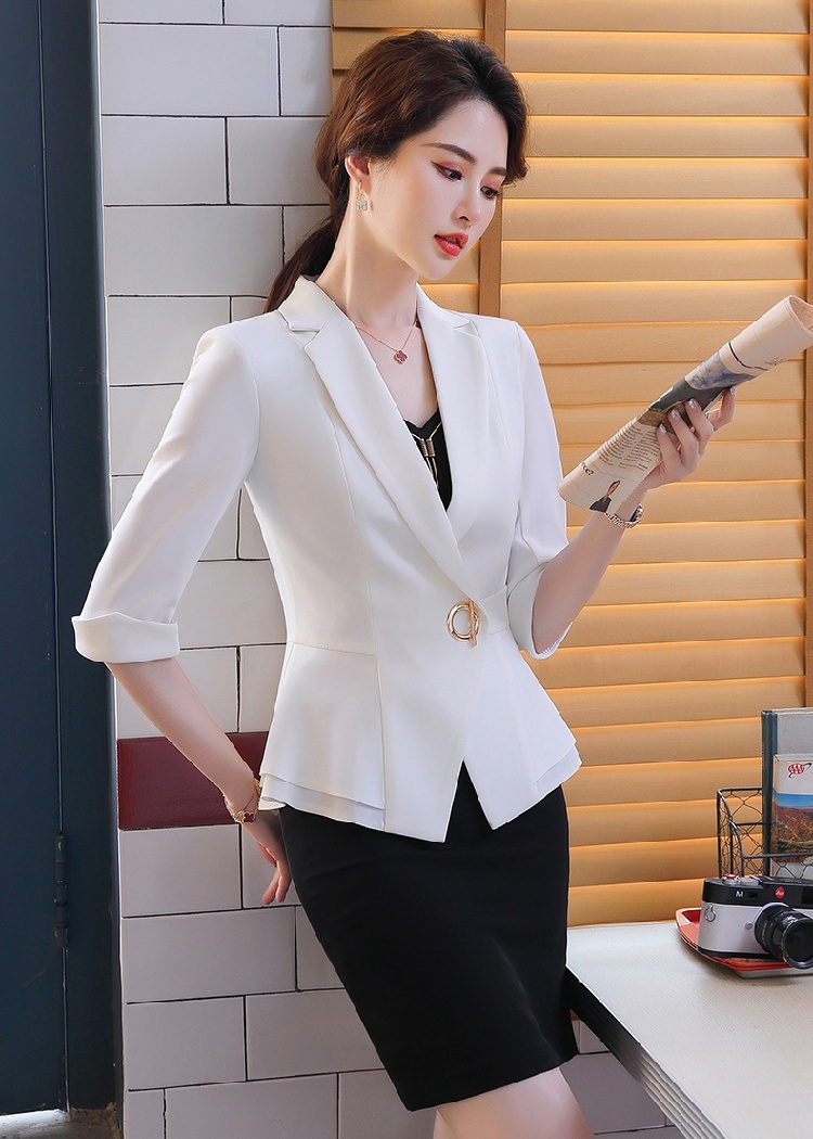 Slim spring and summer coat Casual business suit for women