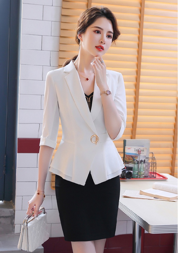 Slim spring and summer coat Casual business suit for women