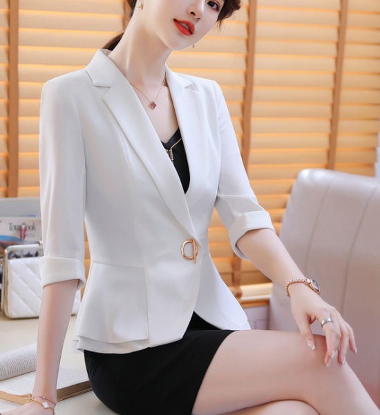 Slim spring and summer coat Casual business suit for women