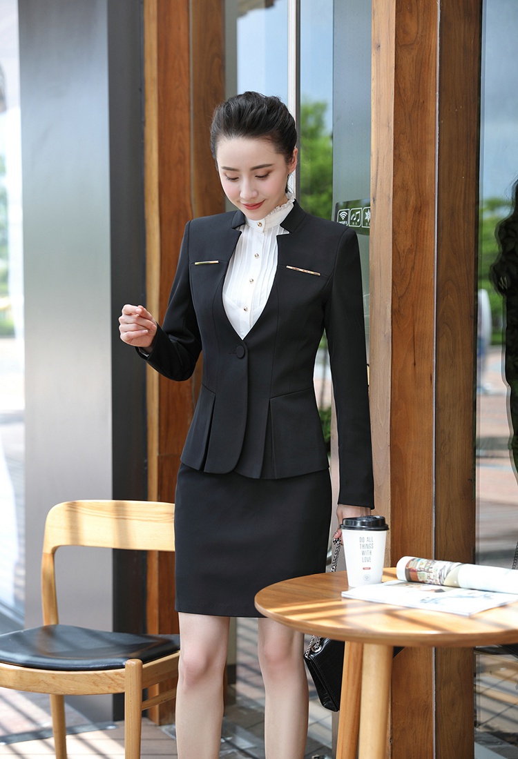 Profession skirt overalls shirt 3pcs set for women