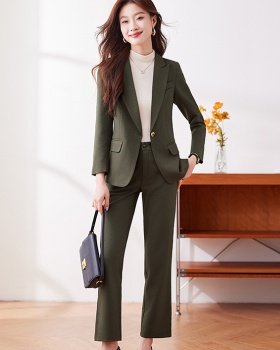 Profession business suit long sleeve suit pants a set