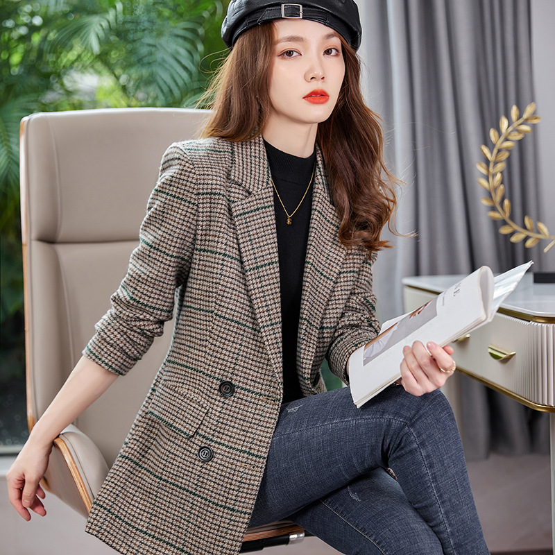 Long sleeve profession business suit overalls coat