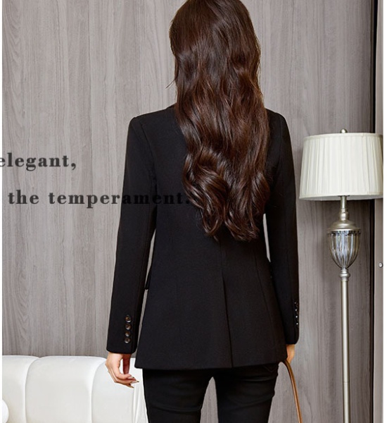 Long sleeve overalls coat profession business suit for women