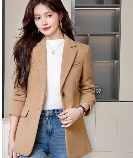 Long sleeve overalls coat profession business suit for women