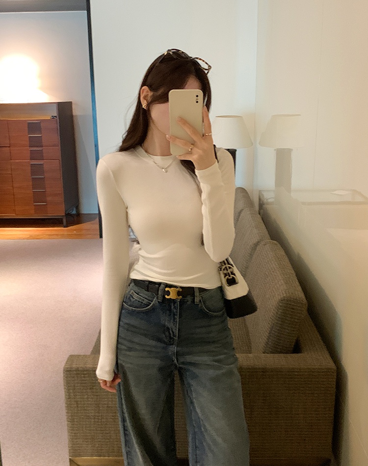 Autumn tops slim T-shirt for women