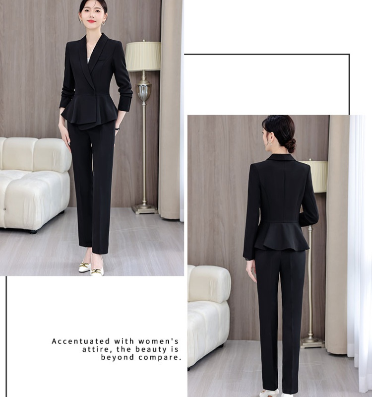 Long sleeve business suit suit pants a set for women