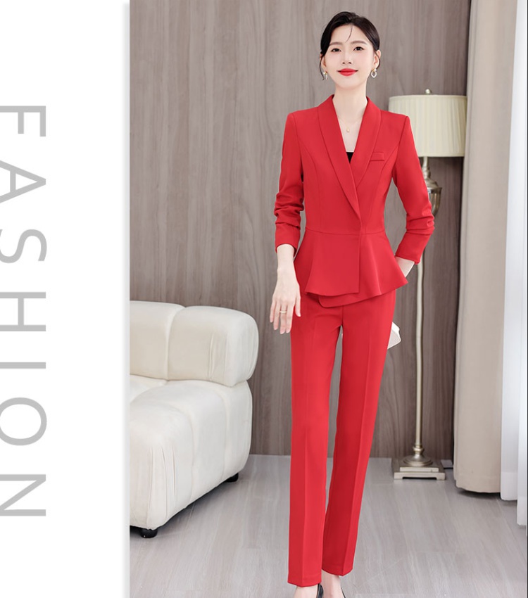 Long sleeve business suit suit pants a set for women